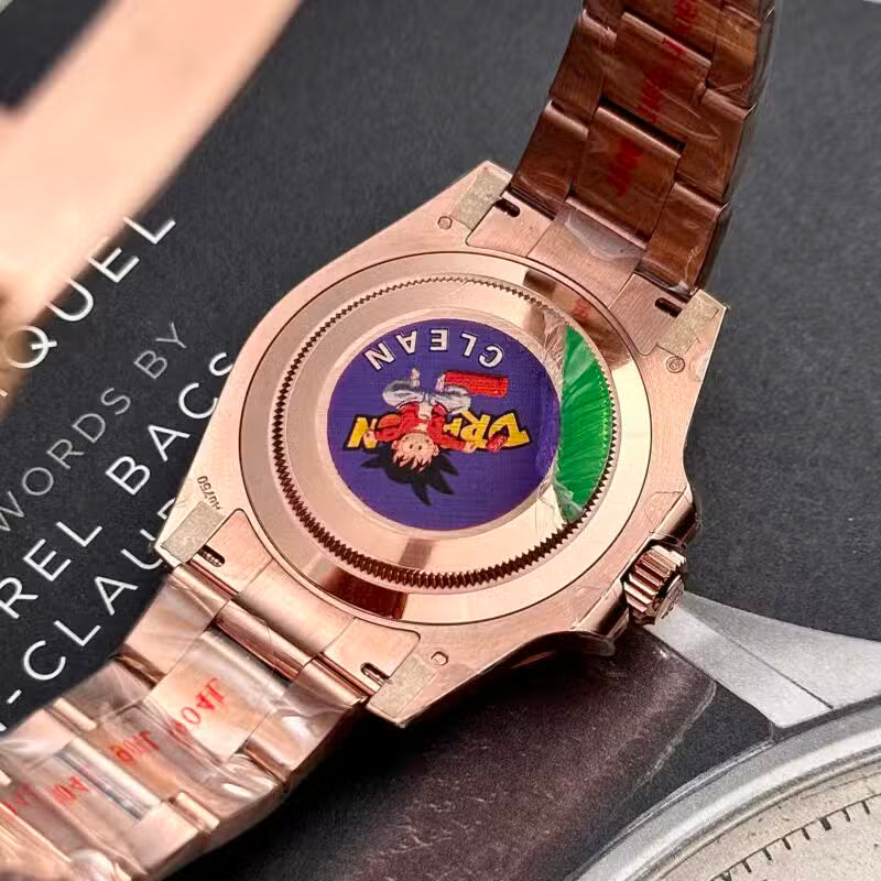 Pilot Watch Rose Gold Two Tone Brown Gold