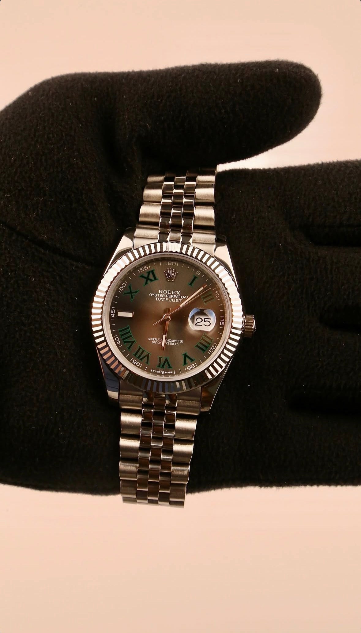 41mm Stainless Steel Multi-Link (Roman Numeral) - Luxury Watch