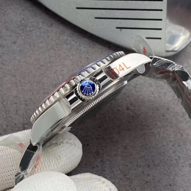 Pilot Watch II Three-Link Bracelet (Blue and Red) - Luxury Watch