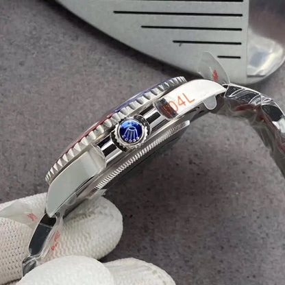 Pilot Watch II Three-Link Bracelet (Blue and Red) - Luxury Watch