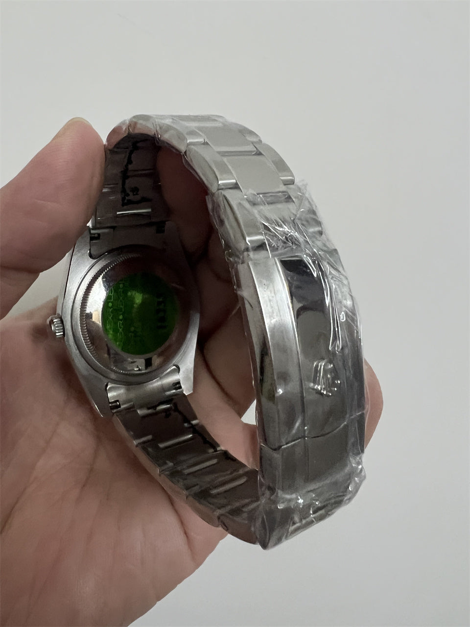 41mm Stainless Steel Three-Link Bracelet Black Dial- Luxury Watch