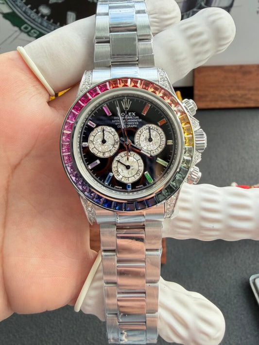 Race Watch Stainless Steel Rainbow