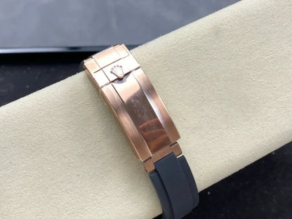 Everose Rubber Strap (Chocolate Dial) - Luxury Watch
