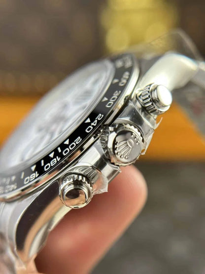 Ceramic Race Watch (White and Black Dial) - Luxury Watch