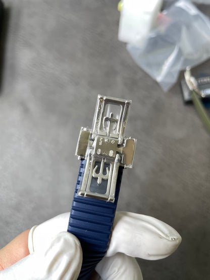 Stainless Steel 41mm Blue Rubber (blue Dial) - Luxury Watch