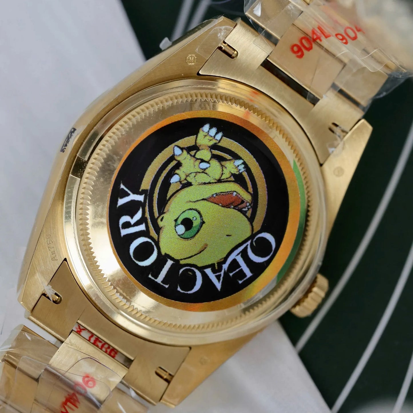 Yellow Gold Day Week Champagne Diamond Dial - Luxury Watch