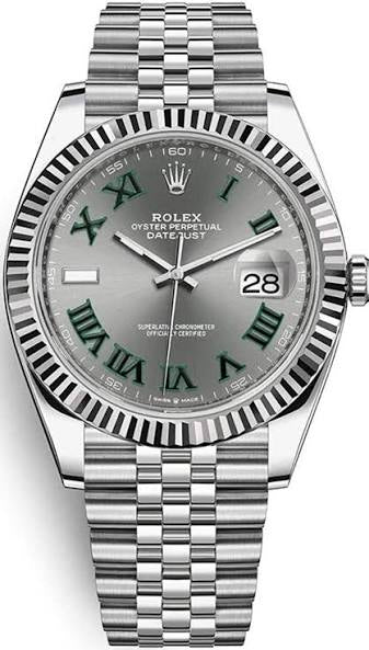 41mm Stainless Steel Multi-Link (Roman Numeral) - Luxury Watch