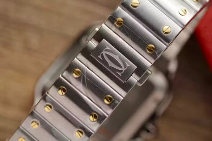 Large Two-Tone Stainless Steel & Gold (White Dial) – Luxury Watch