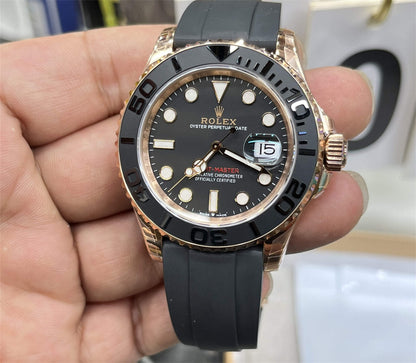Level I Rose Gold (Rubber) - Luxury Watch