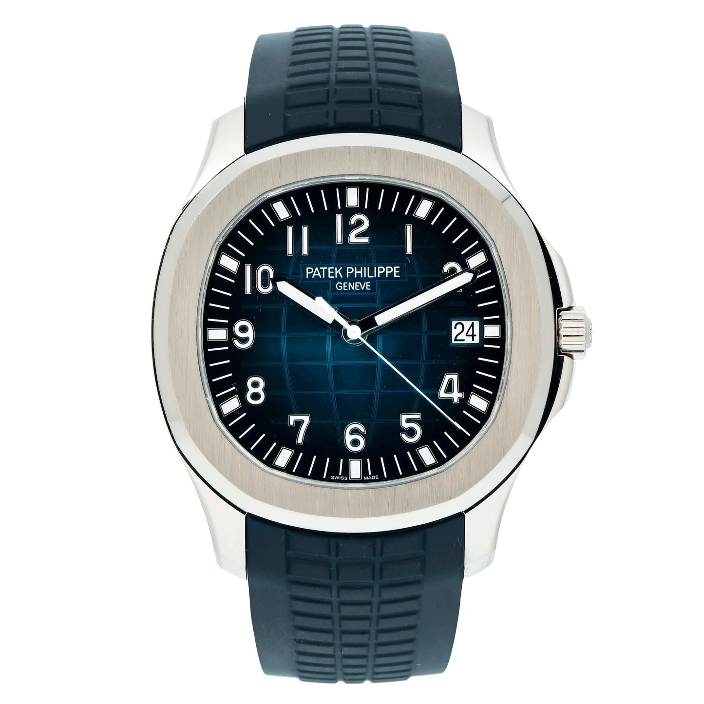 Stainless Steel 41mm Blue Rubber (blue Dial) - Luxury Watch