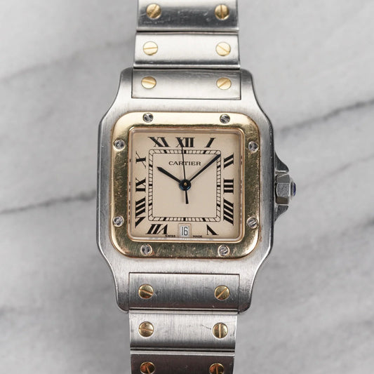 Small 31mm Two-Tone Stainless Steel & Gold (White Dial) – Luxury Watch