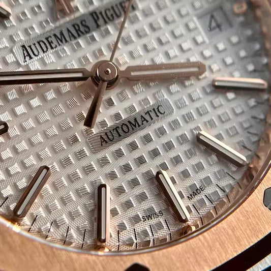 Octagon Rosegold Stainless Steel (White Dial) - Luxury Watch