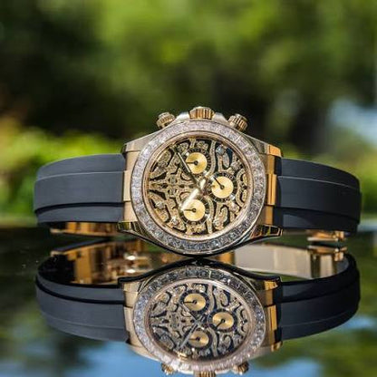 Ceramic Race Watch (Diamond Dial)- Luxury Watch