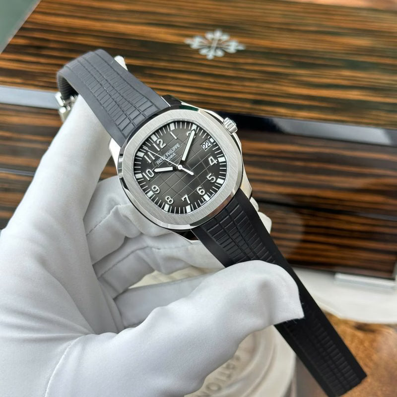 Stainless Steel 41mm Black Rubber (black Dial) - Luxury Watch