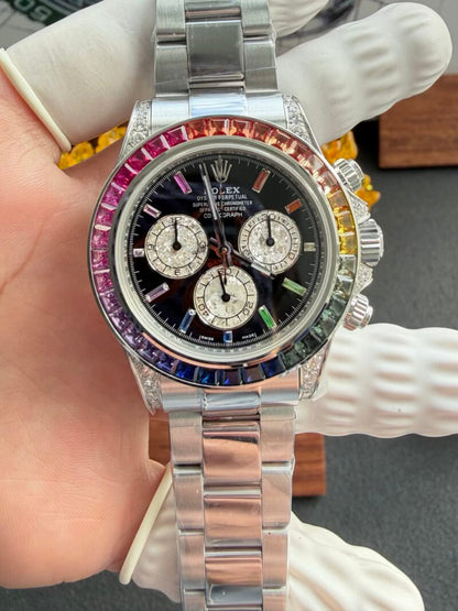 Cosmograph Stainless Steel (Rainbow) - Luxury Watch