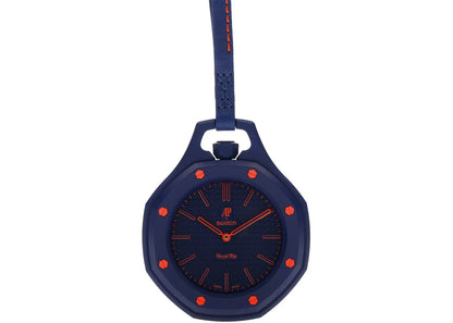 Octa Oro (Navy Blue / Orange) Pocket Watch - Luxury Watch