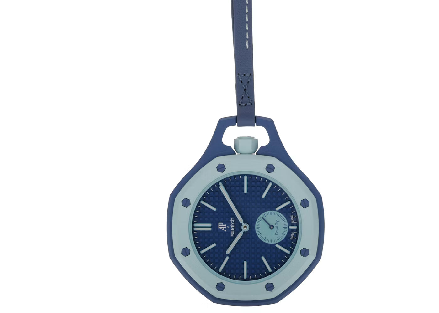 Blanc Huit (Sage Blue) Pocket Watch - Luxury Watch