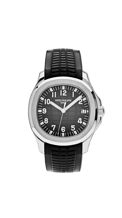 Stainless Steel 41mm Black Rubber (black Dial) - Luxury Watch