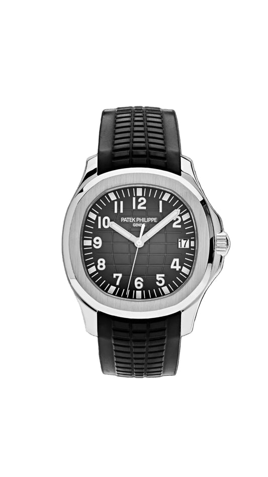 Stainless Steel 41mm Black Rubber (black Dial) - Luxury Watch