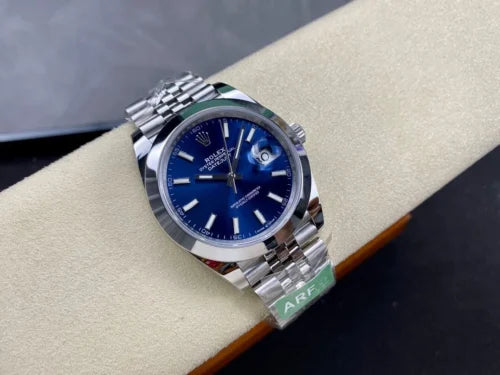 36mm Stainless Steel Multi-Link Steel Blue Dial- Luxury Watch