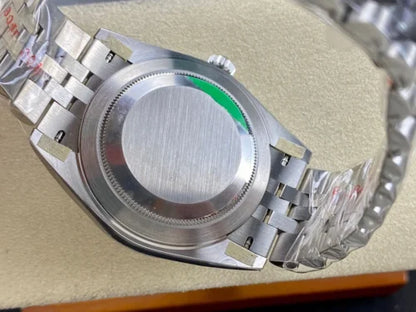 36mm Stainless Steel Multi-Link Steel Blue Dial- Luxury Watch