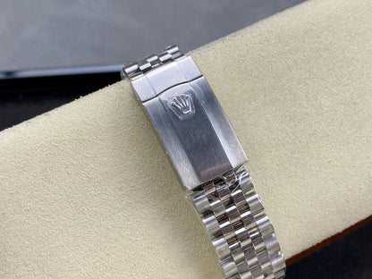 36mm Stainless Steel Multi-Link Steel Blue Dial- Luxury Watch