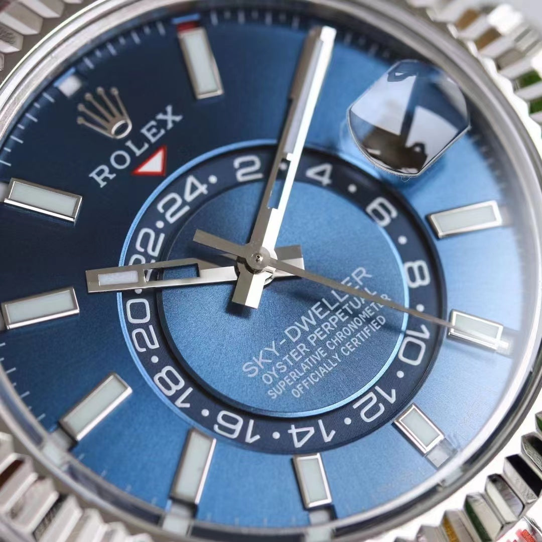 Stainless Steel Multi-Link (Blue Dial) - Luxury Watch