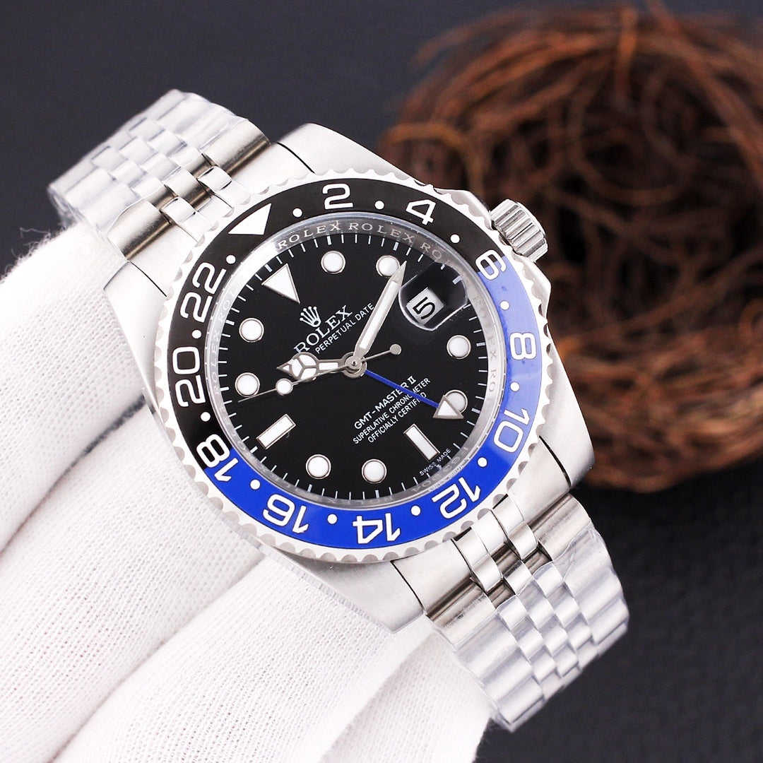 Pilot Watch II Multi-Link (Blue and Black) - Luxury Watch