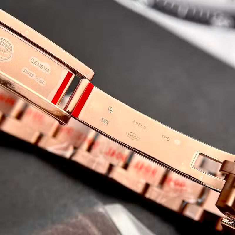 Pilot Watch Rose Gold Two Tone Brown Gold