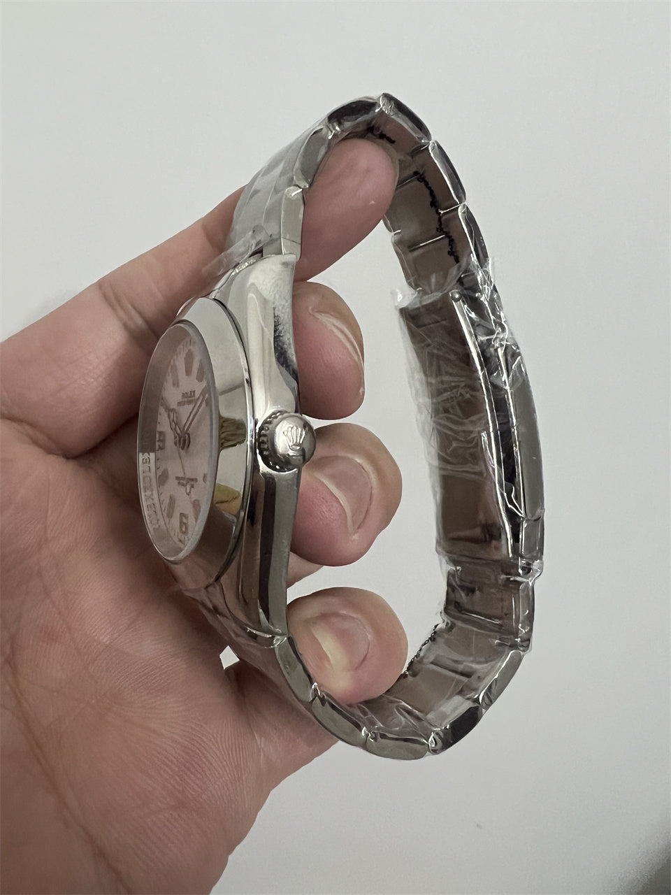 41mm Stainless Steel Multi-Link Bracelet White Dial- Luxury Watch