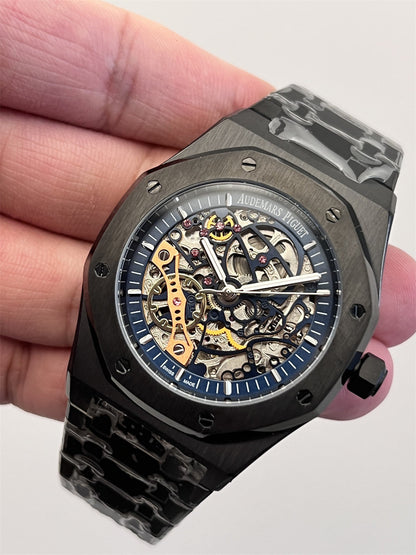Black Ceramic 41mm (Black openworked dial) - Luxury Watch