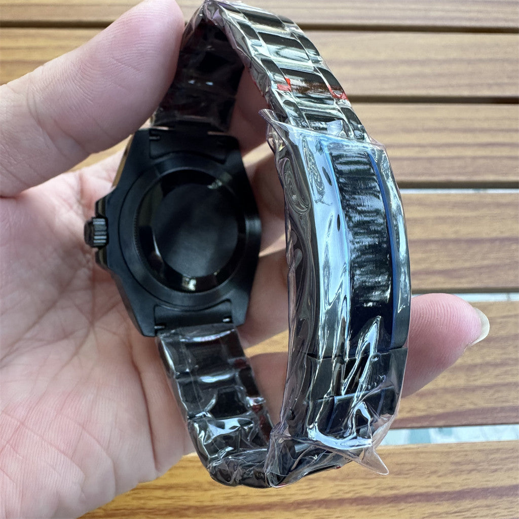 Stainless Steel Ceramic 41mm Date (Black Dial) - Luxury Watch
