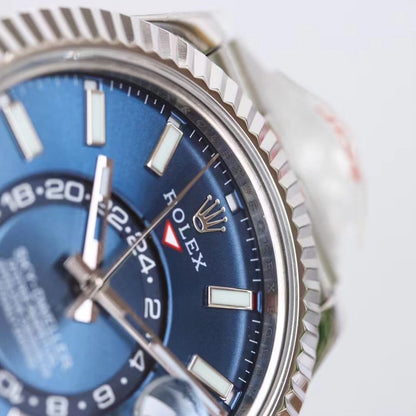 Stainless Steel Multi-Link (Blue Dial) - Luxury Watch
