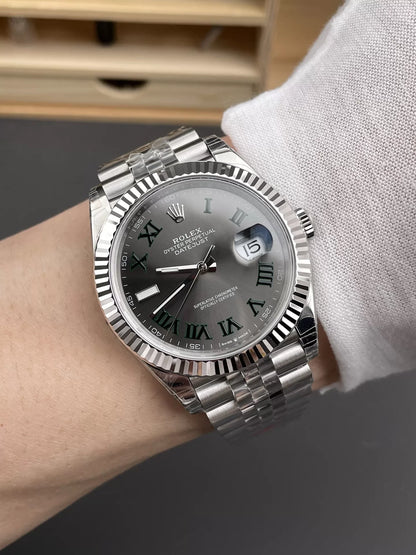 36mm Stainless Steel Multi-Link (Roman Numeral) - Luxury Watch