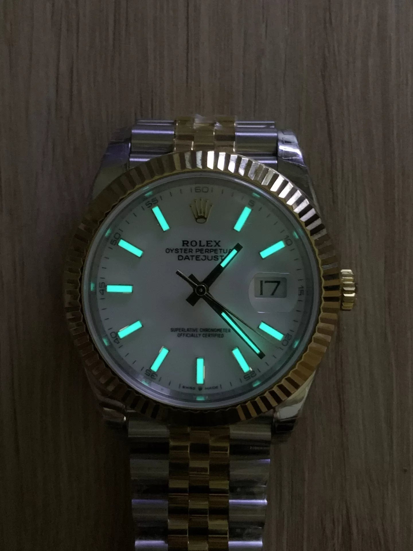 41mm Yellow Gold and Steel (White Dial) - Luxury Watch