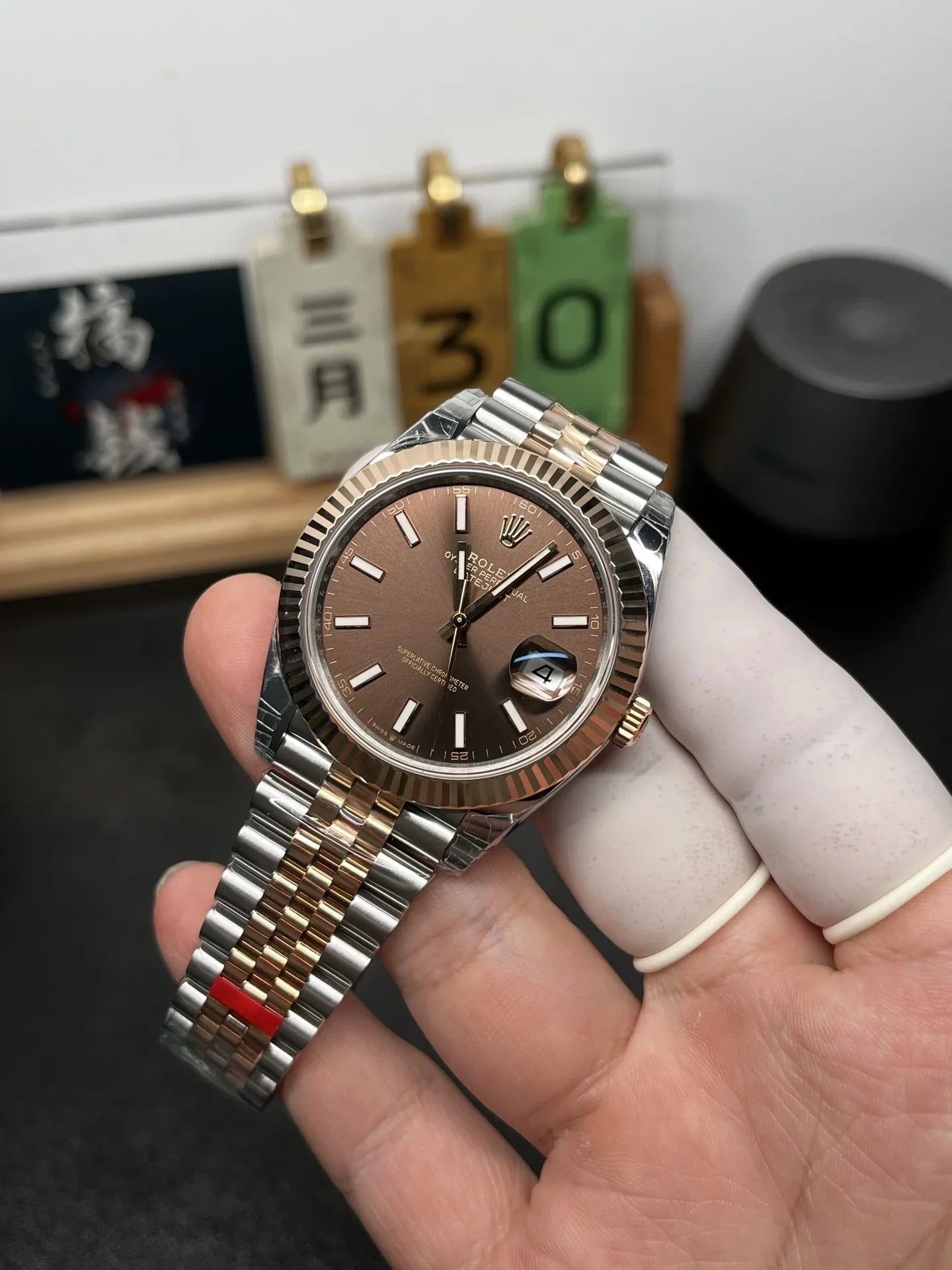 41mm Everose Gold and Steel (Chocolate Dial) - Luxury Watch