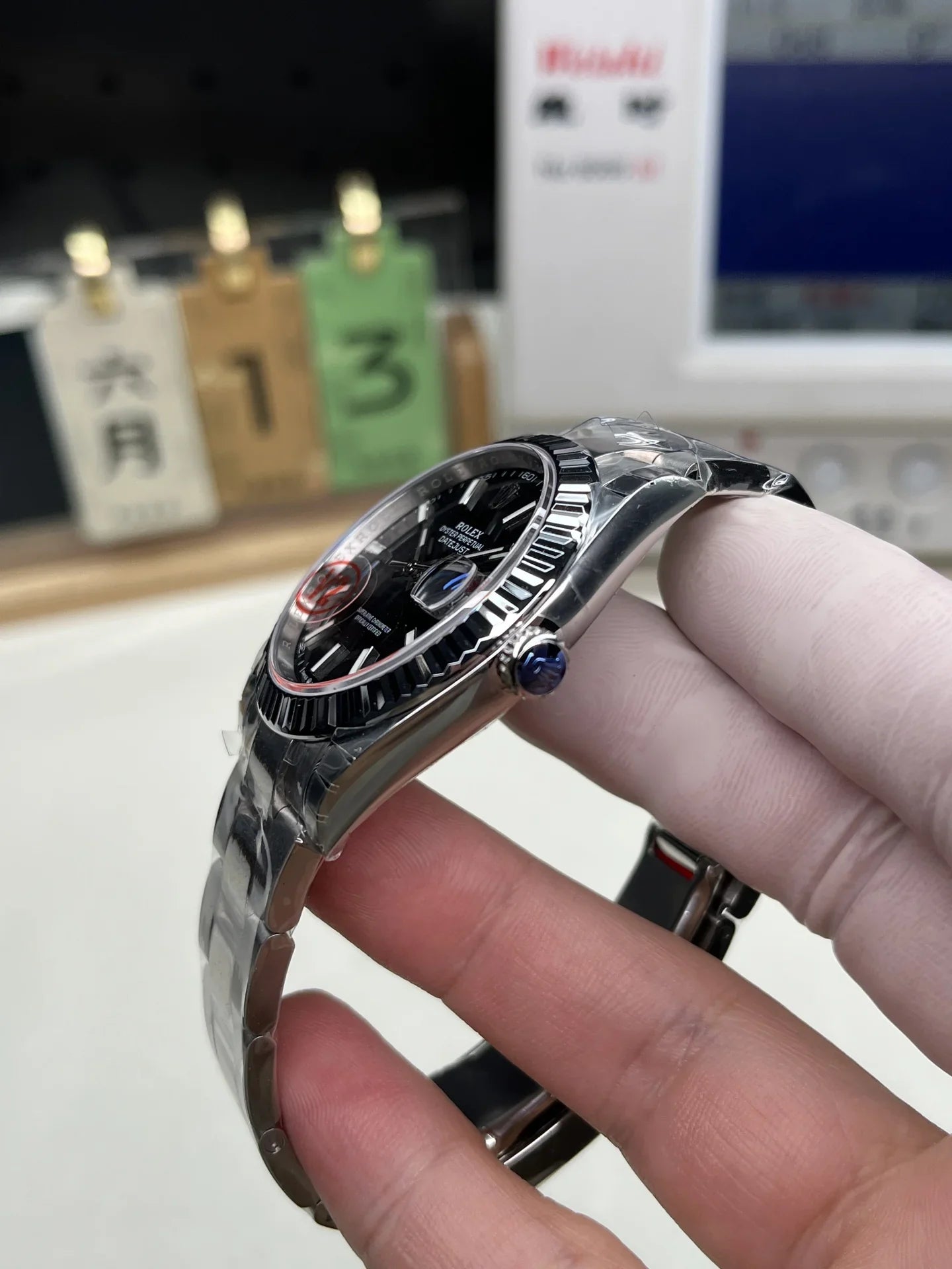 41mm Stainless Steel Black Dial - Luxury Watch