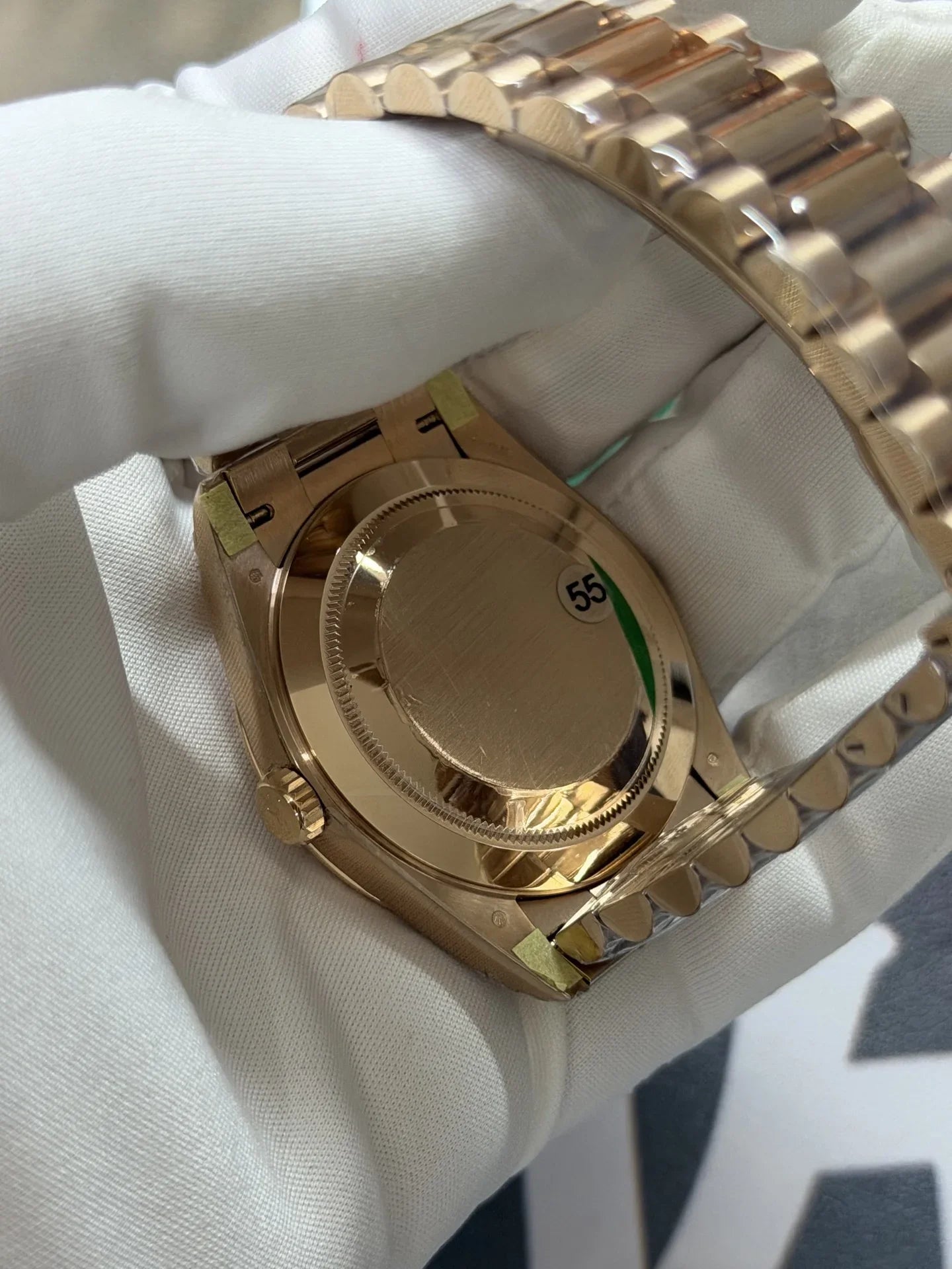 Everose Gold day week 40 Slate gradient fade - Luxury Watch