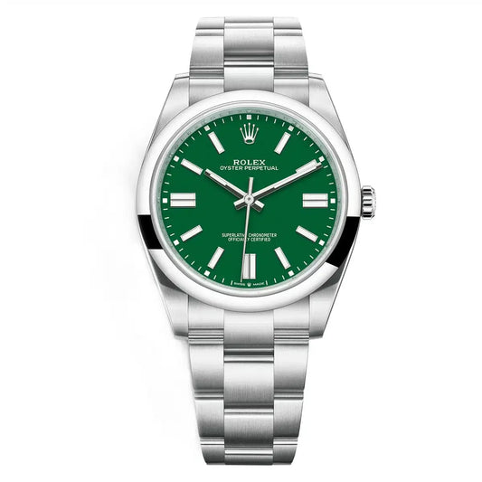 41mm Stainless Steel Green Dial