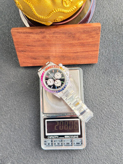 Race Watch Stainless Steel Rainbow