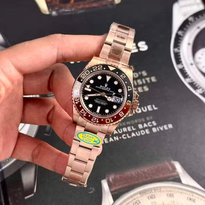 Pilot Watch Rose Gold Two Tone Brown Gold