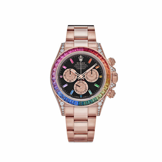 Race Watch Stainless Rosegold Rainbow