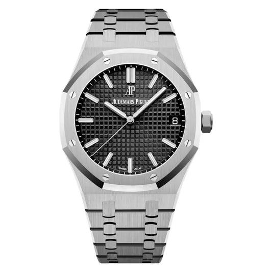 Octagon Watch 41mm Stainless Steel Black Dial
