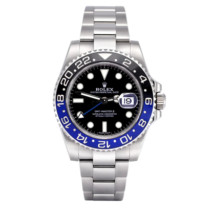 Pilot Watch Three-Link Bracelet (Blue and Black) - Luxury Watch